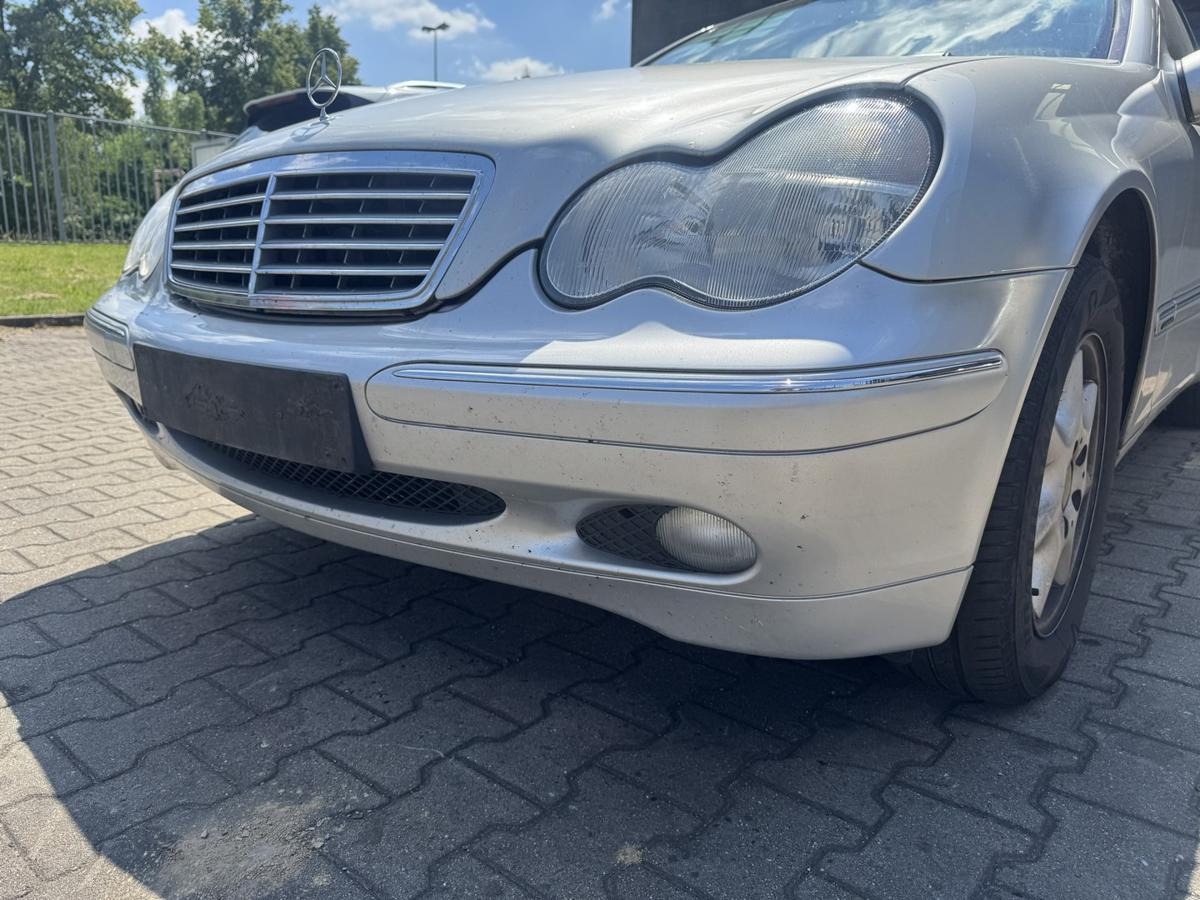 Mercedes C Klasse W203 original Sto&szlig;stange Stossf&auml;nger vorn 744 Brillantsilber Bj.2001